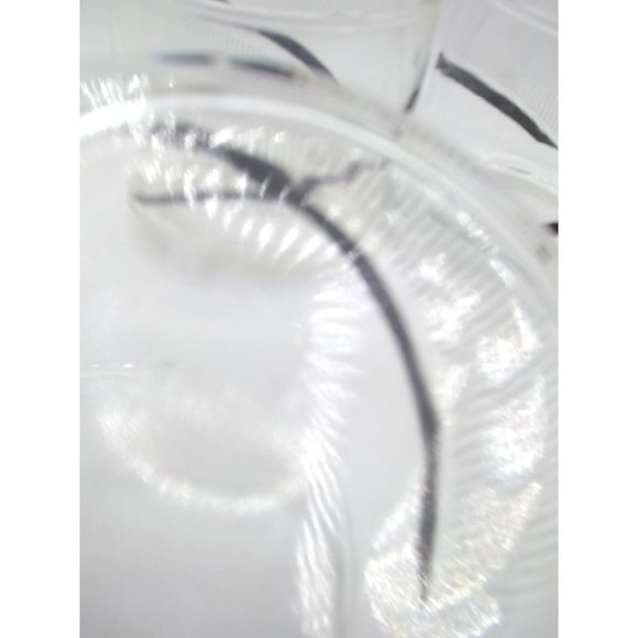 Mika's midnight? G. Braids Black/White Lowball Glasses Retro MCM Bar Ware Set/4. - Picture 6 of 12